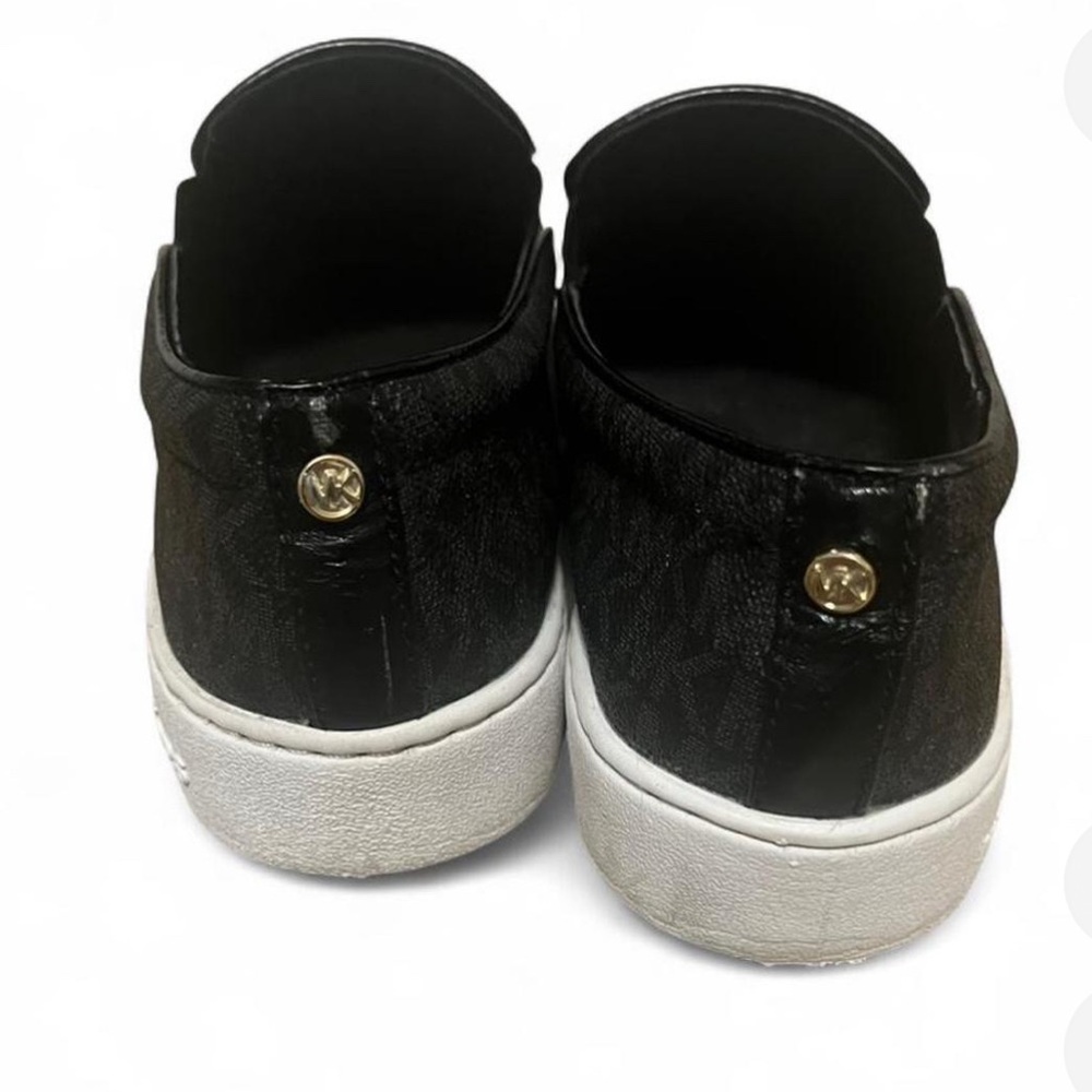 Michael Kors Black Slip-On Sneakers - Picture 2 of 3